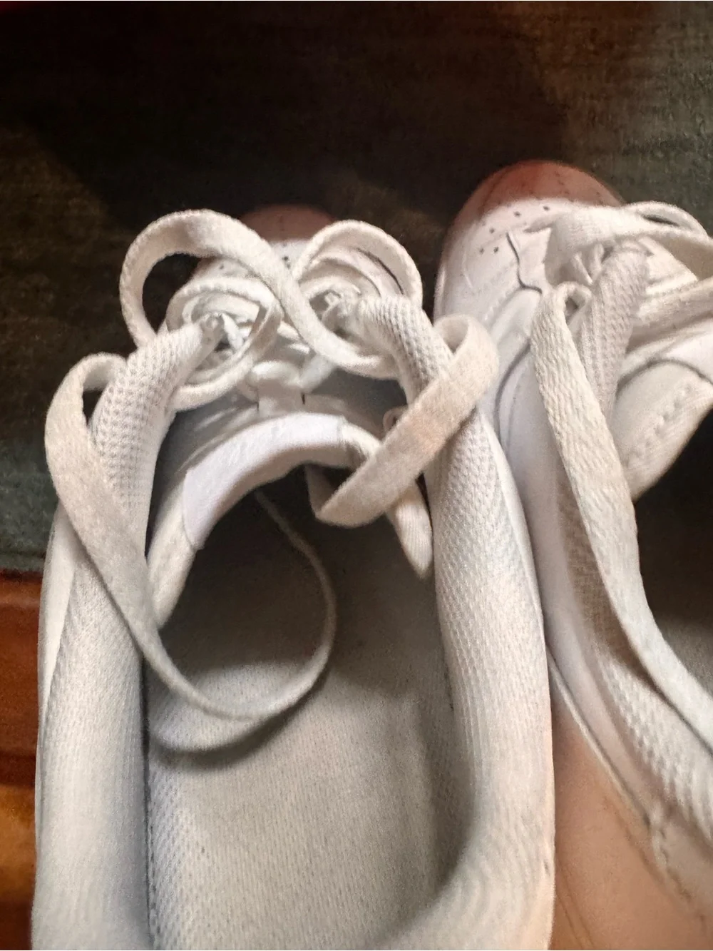 Nike White Low-Top Leather Sneakers